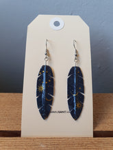Load image into Gallery viewer, Washi Feather Style Earrings - Celestial ©