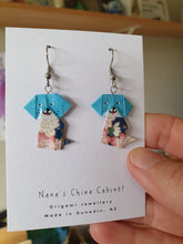 Load image into Gallery viewer, Origami Pups Earrings - Finn