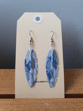 Load image into Gallery viewer, Washi Style Earrings- Seigaiha-mon (Japanese Wave Pattern) ©