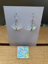 Load image into Gallery viewer, Tiny Origami Cranes - Silver