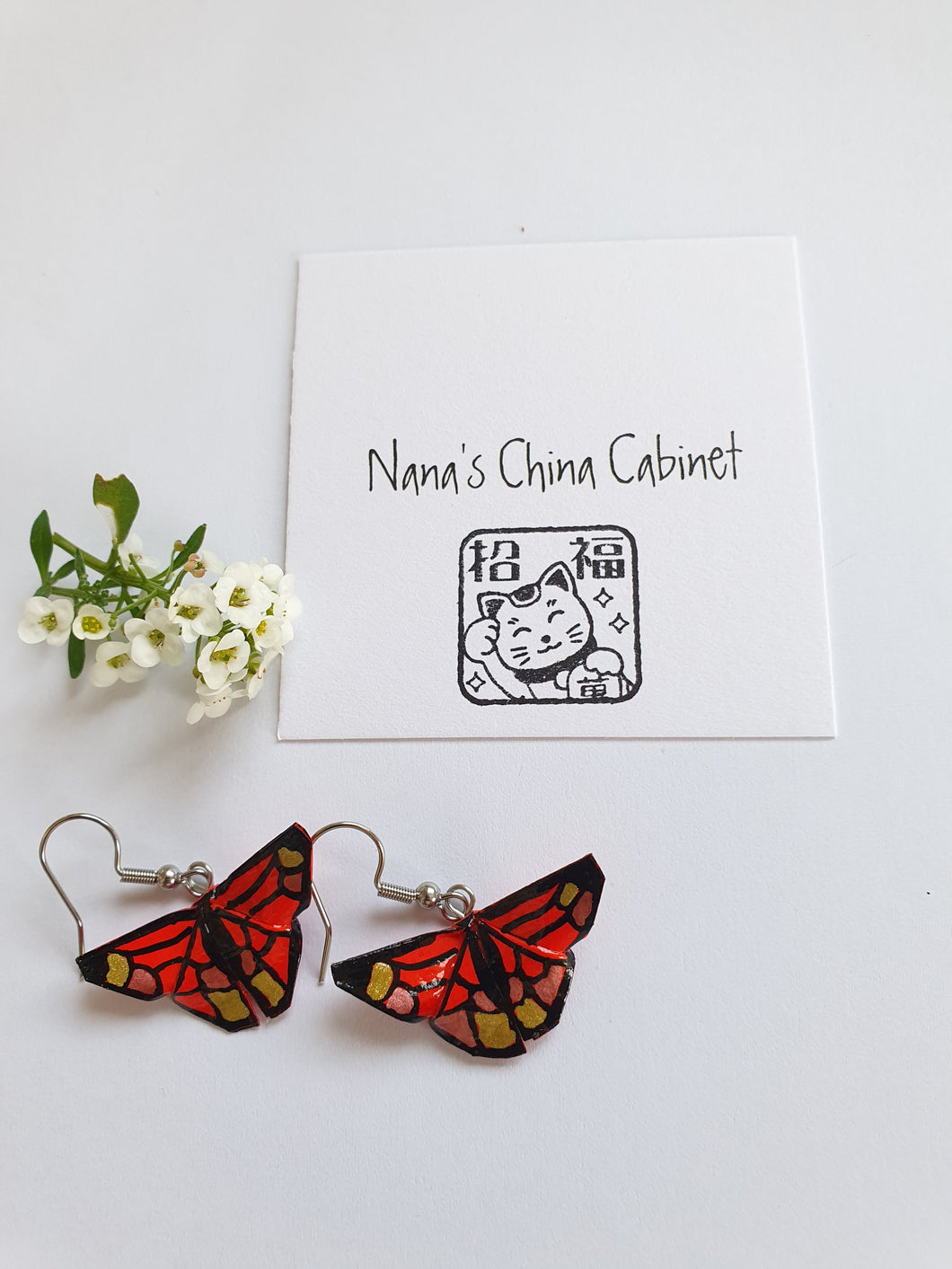 Origami Butterflies - Red Postman