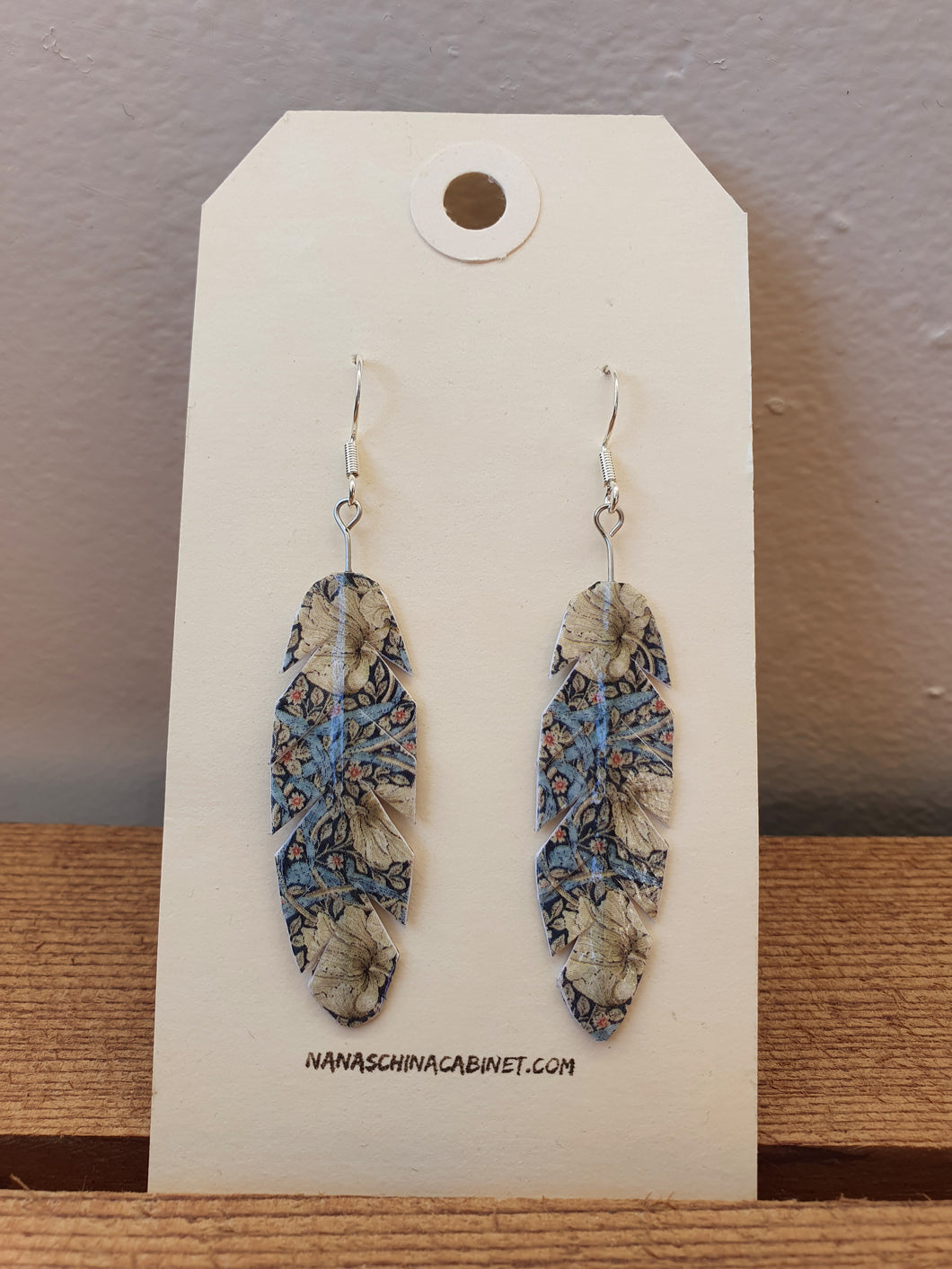Washi Feather Style Earrings © - Pimpernel
